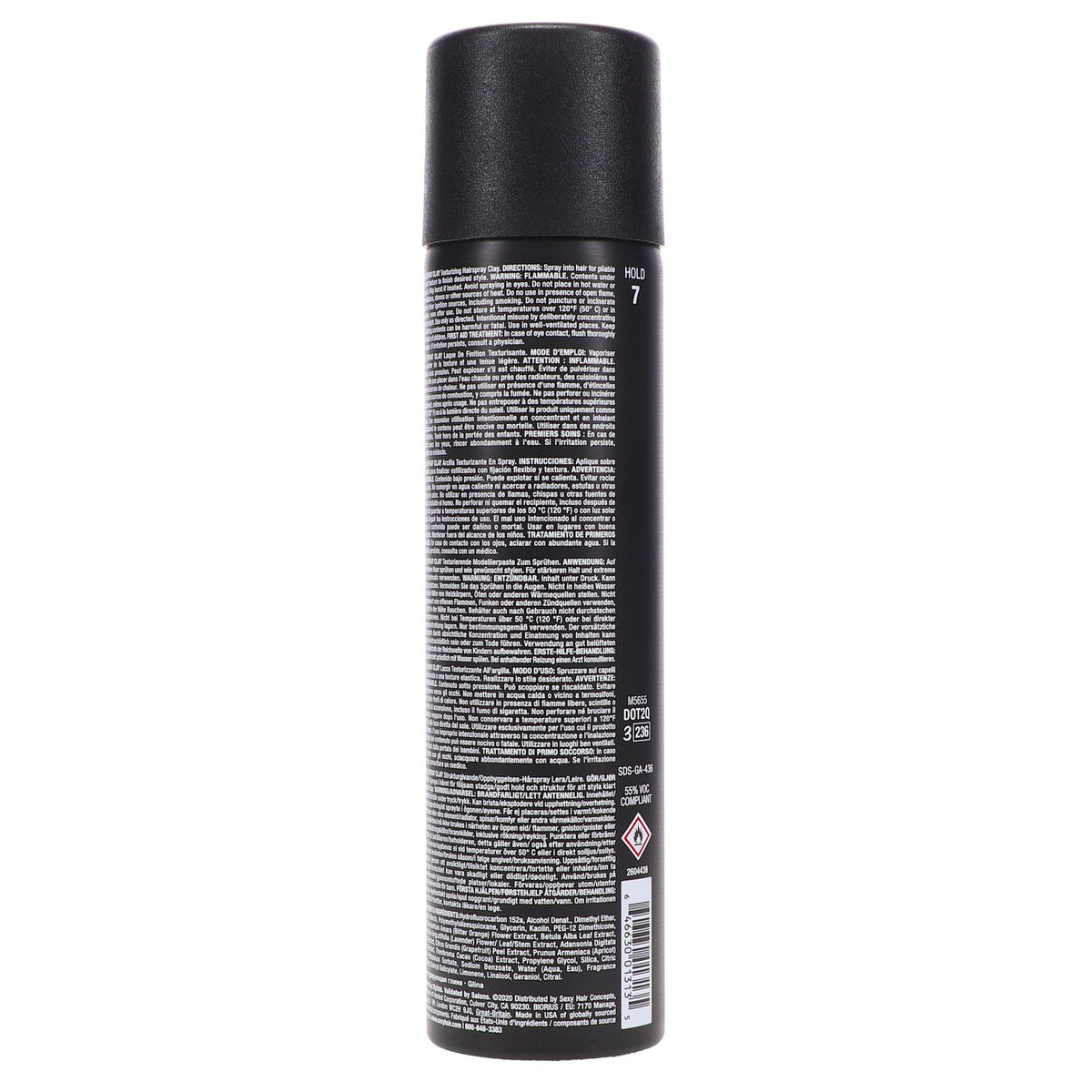 Hair Styling Spray Clay 4.4 oz Pack - Matte Finish, Texturizing Hold