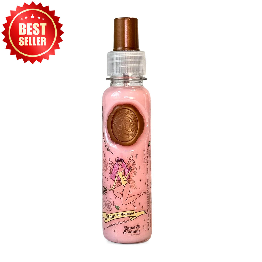 Heat Protectant Hair Perfume Spray with Frizz Control 120ml - Floral Scent