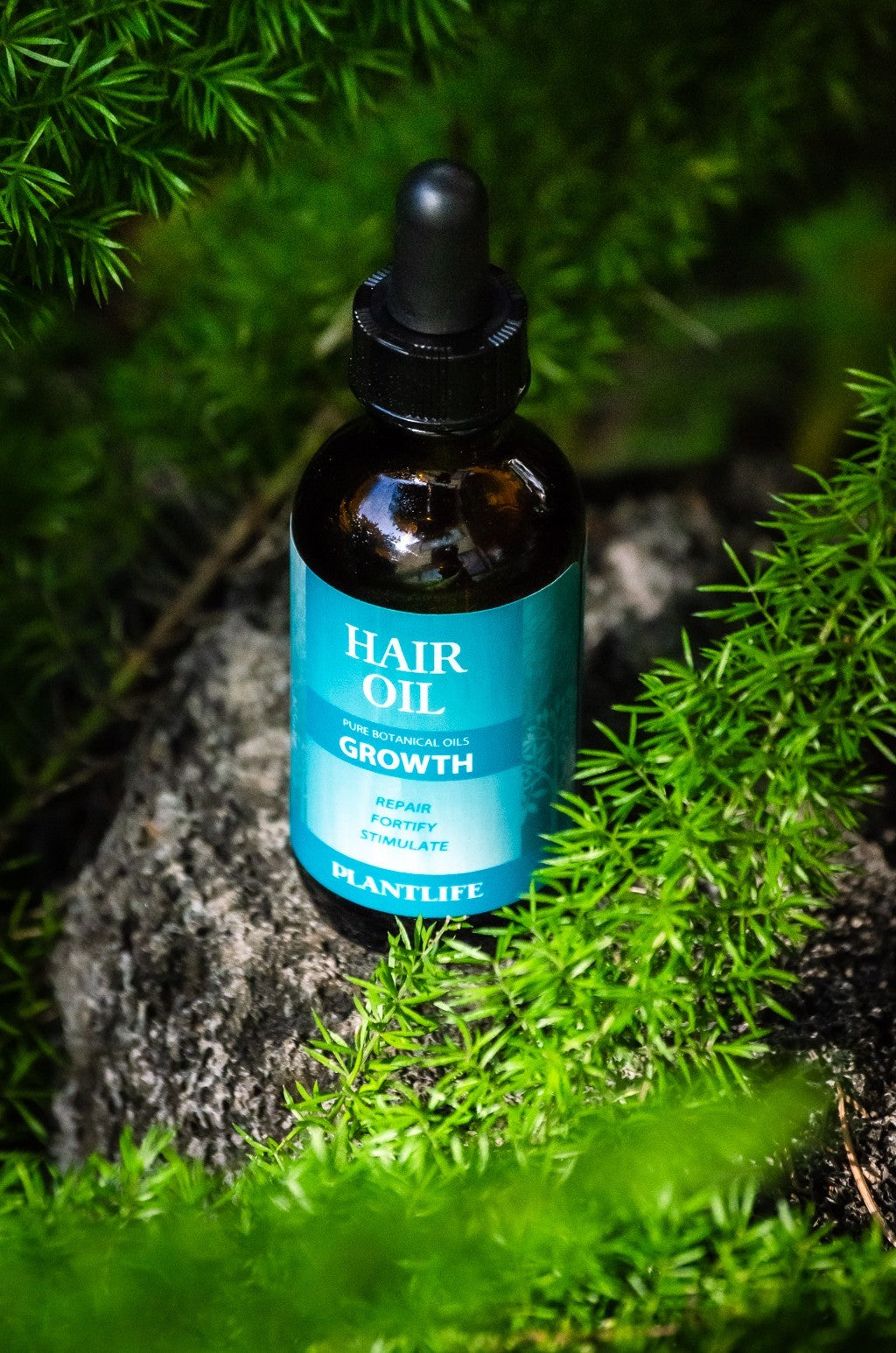 Plantlife Natural Hair Oils for Growth & Nourishment - Organic Botanical Blend