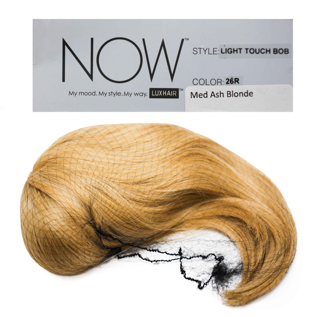 Synthetic Light Touch Bob Wig - Medium Ash Blonde, Natural Movement