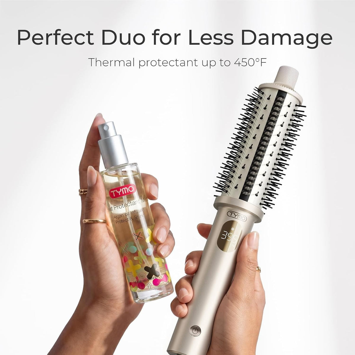 Thermal Round Hair Brush 1.5 Inch Curling & Volumizing Hot Styling Tool