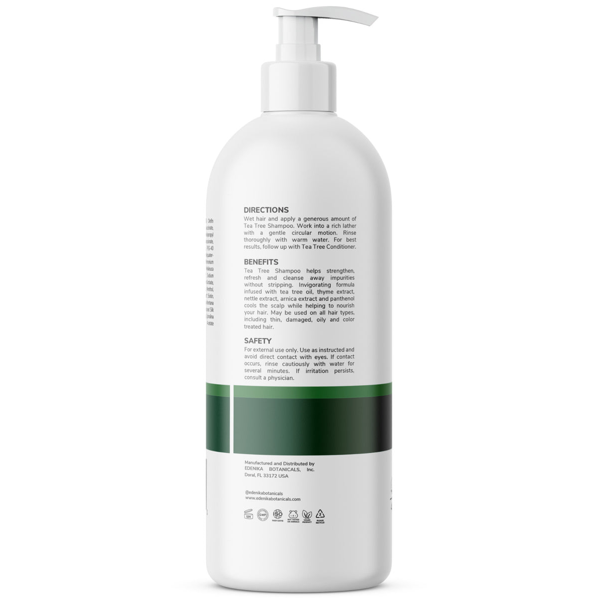 Tea Tree Anti-Dandruff Shampoo for Dry Itchy Scalp - 16 oz, 2 Pack