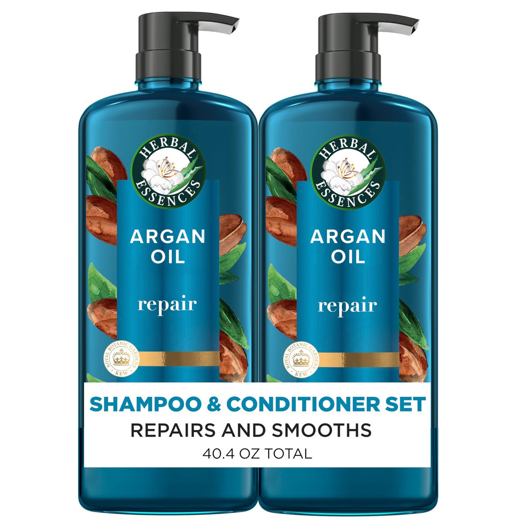 Herbal Essences Argan Oil Repair Shampoo & Conditioner Set 20.2 Fl Oz Pack of 2