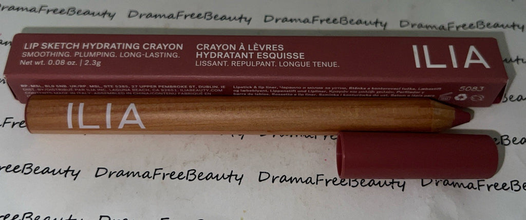 Ilia Lip Sketch Hydrating Lipstick & Lip Liner Crayon in Deco 2.3g