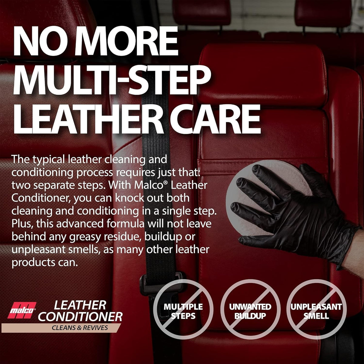 Leather Conditioner for Automotive Interiors 32 Oz UV Protection - Restores & Protects