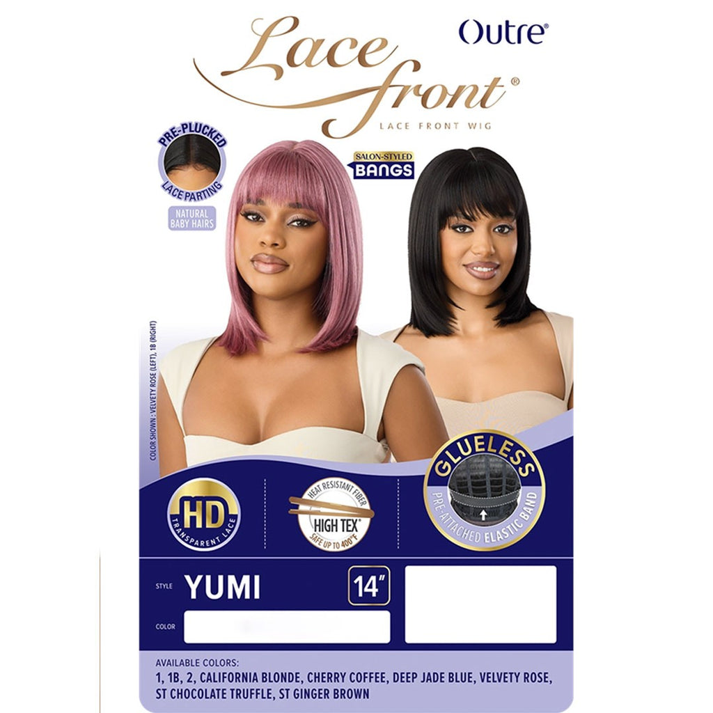 Synthetic Lace Front Wig Yumi - High Heat-Resistant Hair, Natural Look
