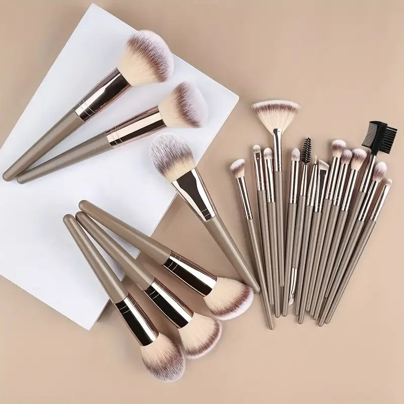 Makeup Brush Set 3-20Pcs Soft Fluffy Face Eye Cosmetic Tools Hypoallergenic