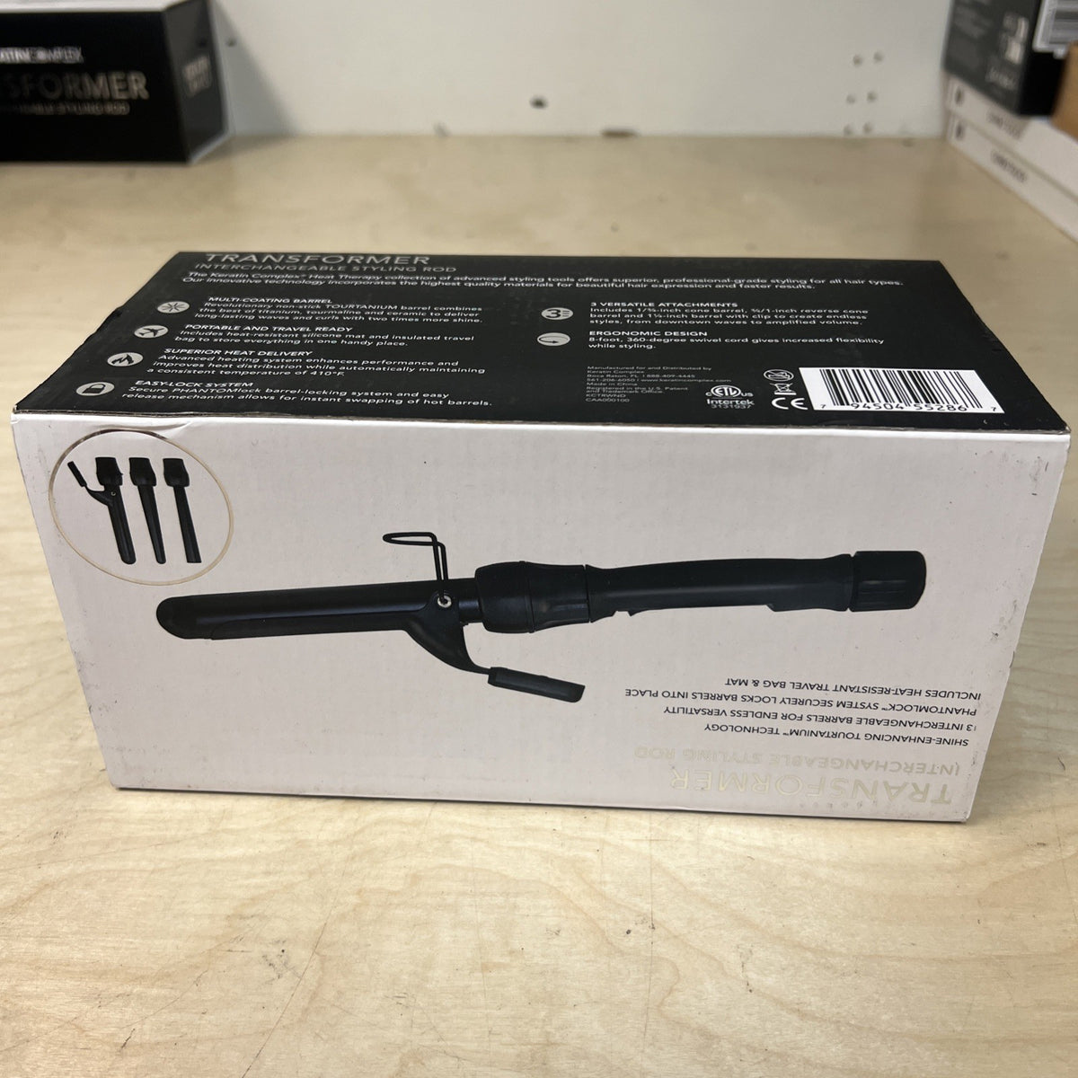 Hair Styling Rod - Interchangeable Keratin Complex Transformer
