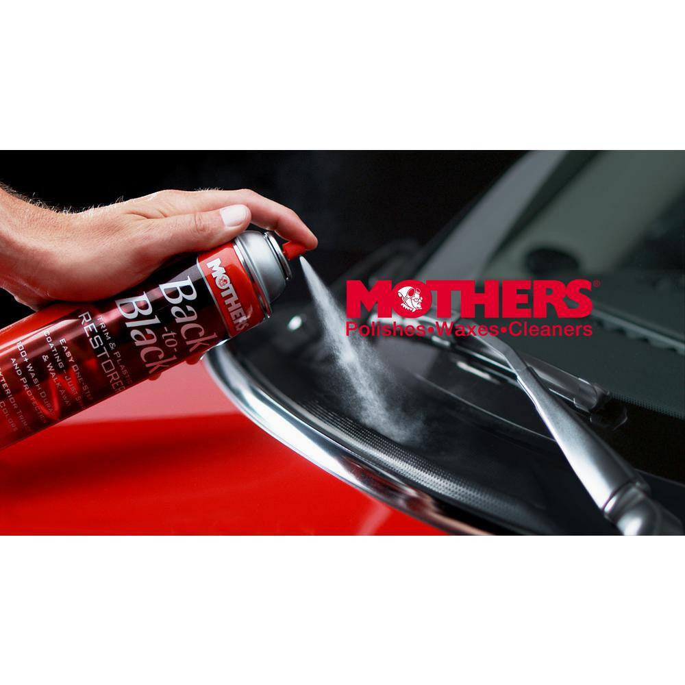 10 Oz. Back-To-Black Trim and Plastic Restorer Spray - Long-Lasting Exterior Protection