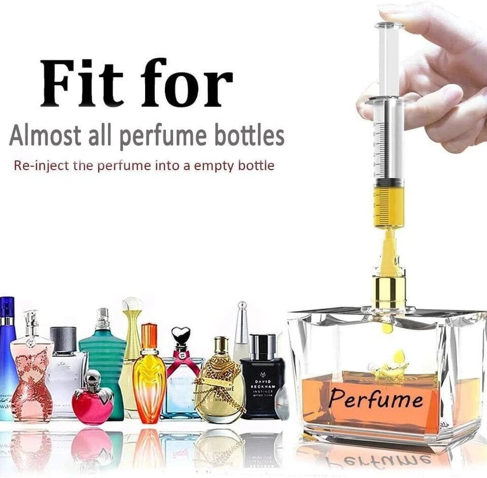 Perfume Refill Pump Tools for Extracting and Transferring Fragrance