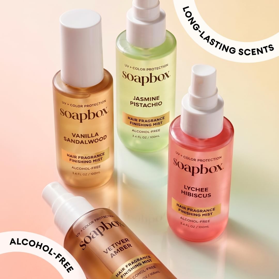 Vanilla Sandalwood Hair Perfume - Long-Lasting Fragrance Mist for All Hair Types