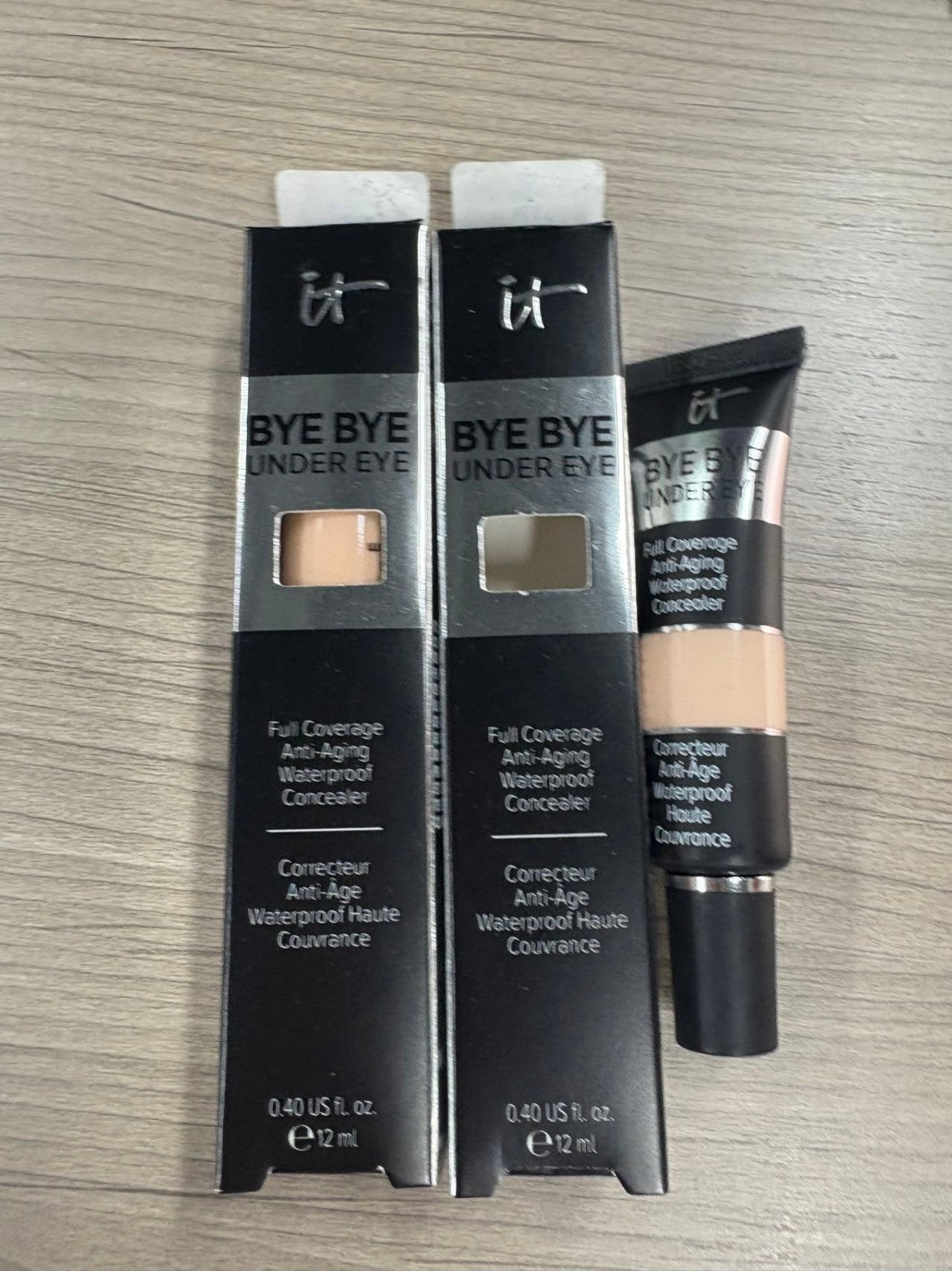 Waterproof Under Eye Concealer Anti-Aging Full Size 12ml - Multiple Shades
