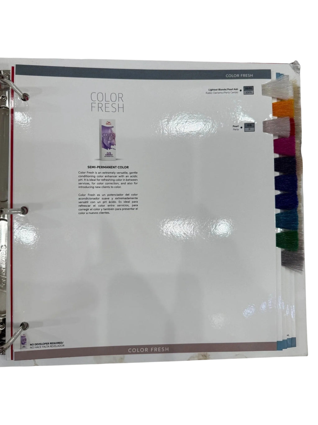 Wella Color Swatch Binder - Mini & Mega Options for Color Testing and Organization