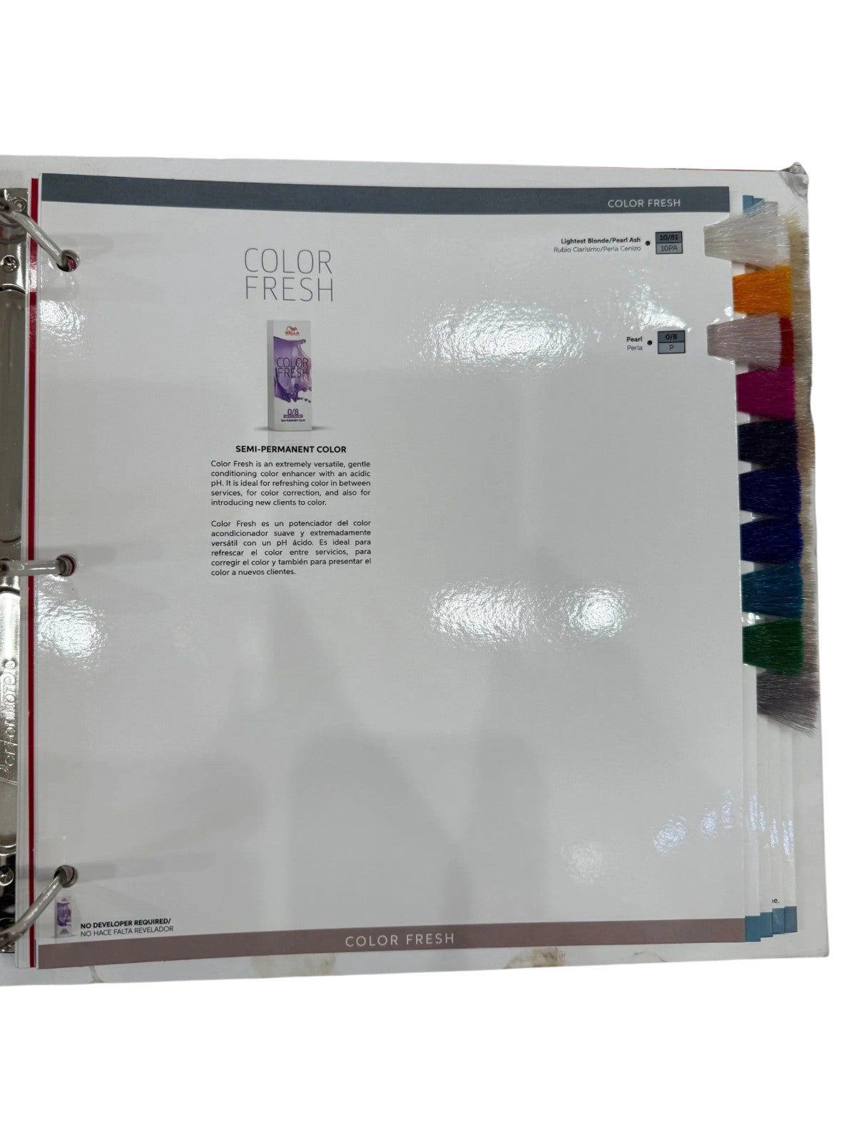 Wella Color Swatch Binder - Mini & Mega Options for Color Testing and Organization