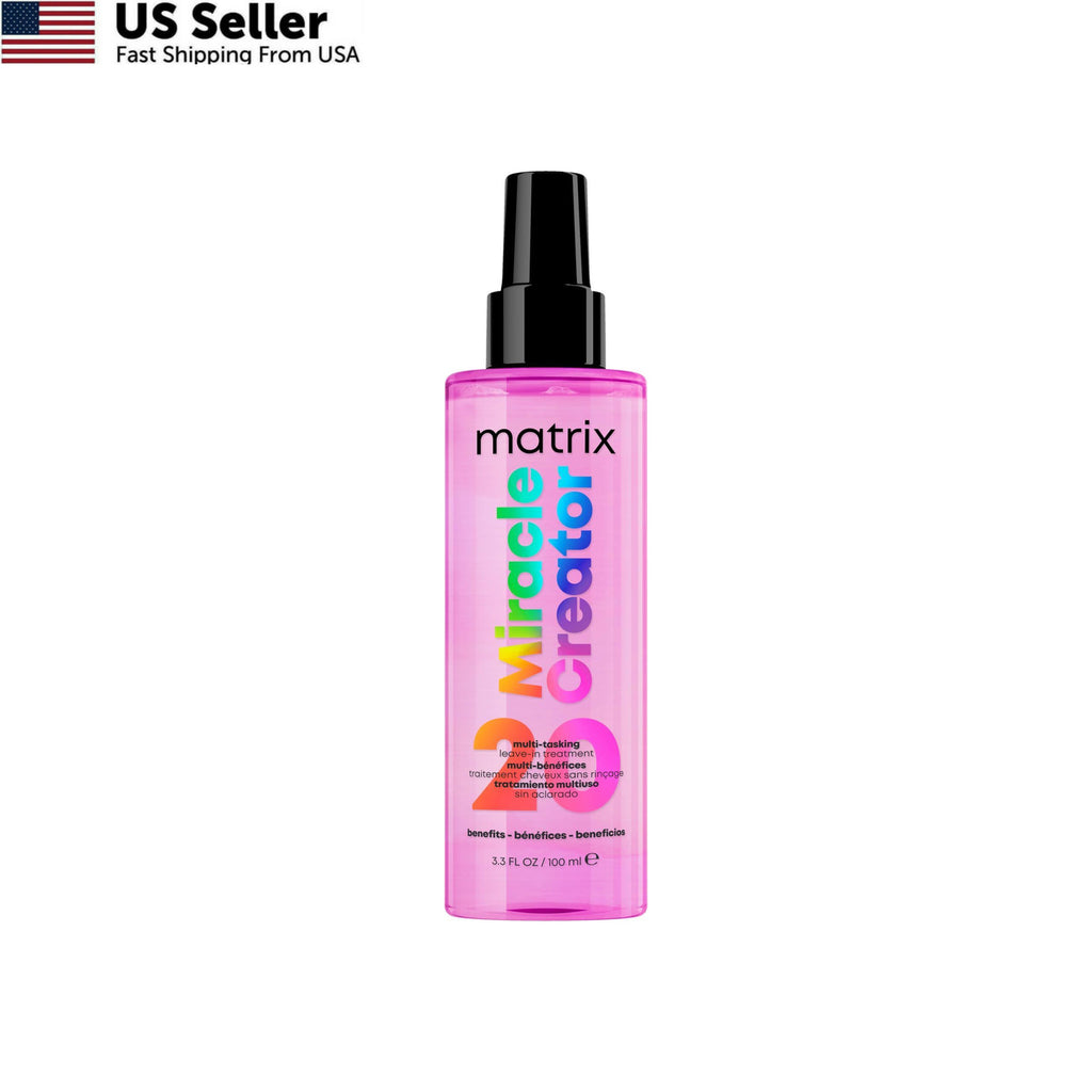 Miracle Creator Leave-In Conditioner Spray with Heat Protectant & Frizz Control