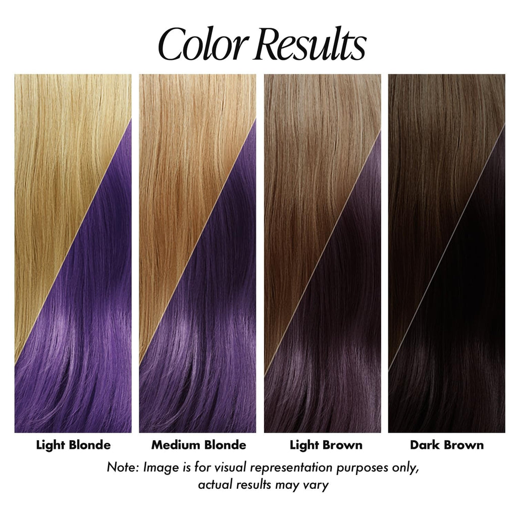 Vegan Semi Permanent Hair Color - African Violet, Long-Lasting & Safe