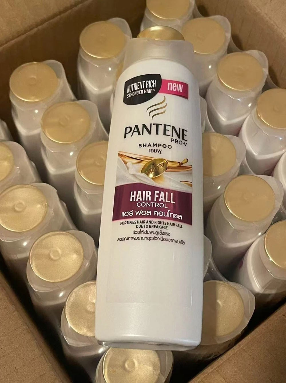 12 Pack Pantene Pro-V Shampoo for Hair Fall Control & Strengthening - 150ml