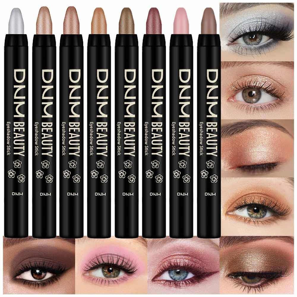 Kaely 8-Piece Cream Eyeshadow Stick Set Waterproof & Long-Lasting