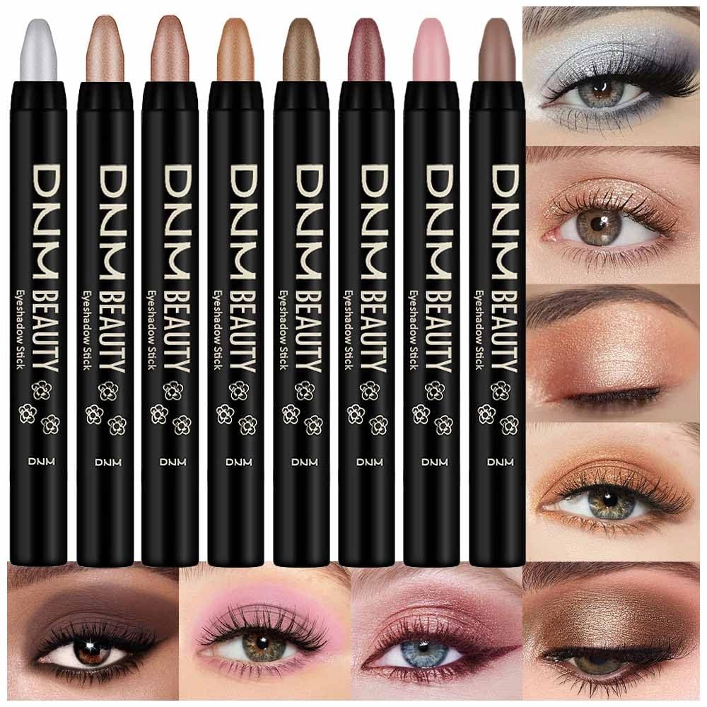 Kaely 8-Piece Cream Eyeshadow Stick Set Waterproof & Long-Lasting