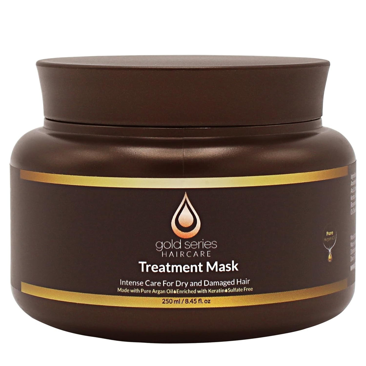 Deep Hydrating Argan Oil Hair Mask for Dry Damaged Hair - Nourishing Treatment