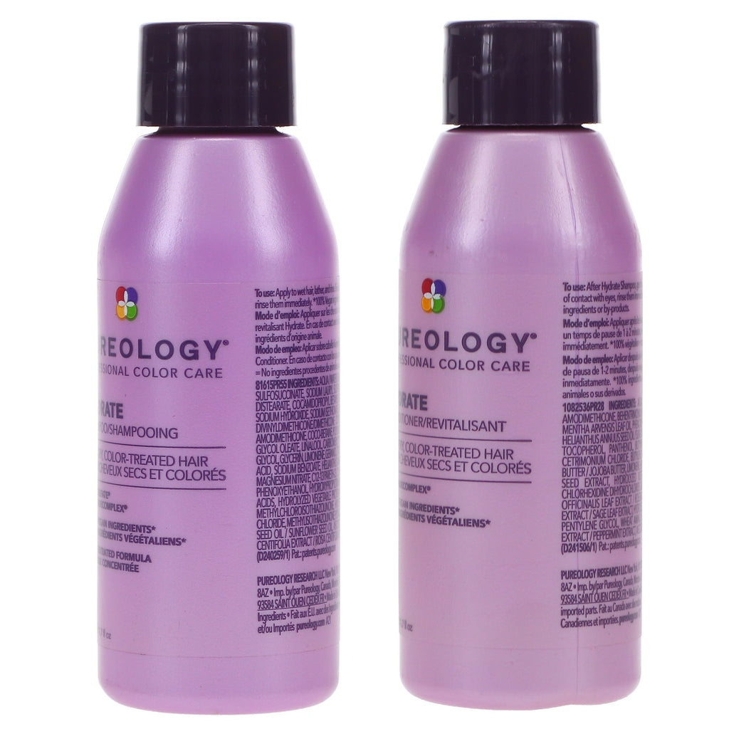Hydrate Shampoo & Conditioner Set 1.7 oz Each for Color-Protected Hair