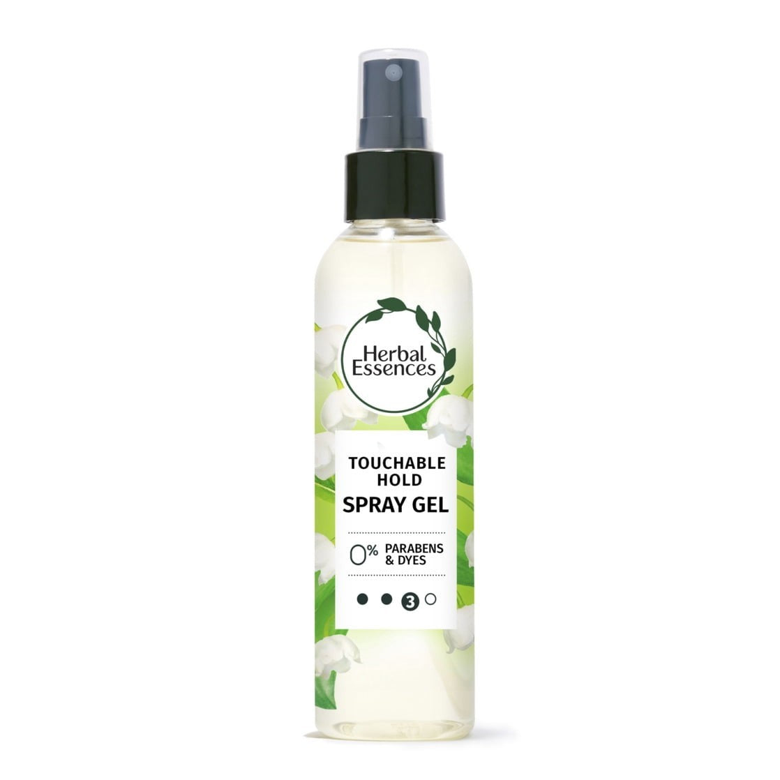 Herbal Essences Touchable Spray Hair Gel Frizz Control 24H Hold 5.7oz (4 Pack)