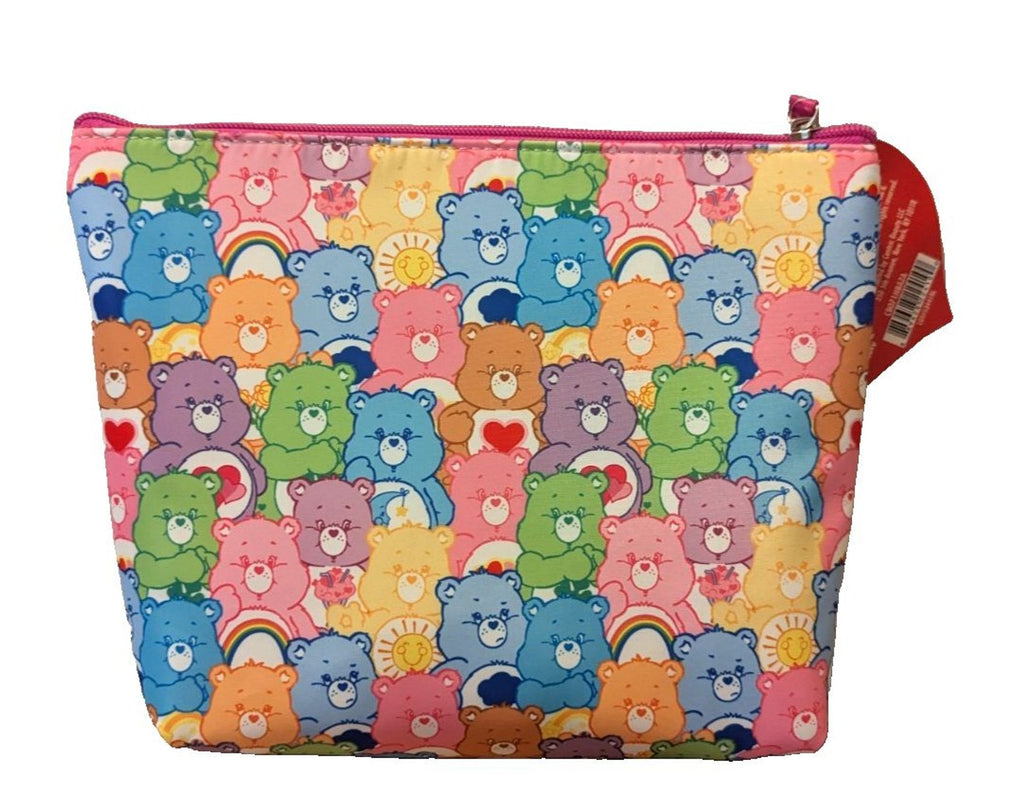 Care Bears Makeup Bag - Zipper Closure Cosmetic Pouch for Travel & Gift