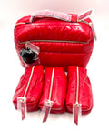 Estée Lauder Fluffy Train Case Set with 3 Small Bags - Red