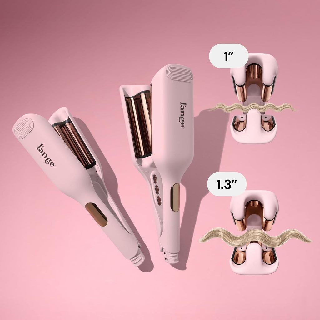 Deep Wave Hair Waver with Titanium 1-Inch 3-Barrel Styling Tool