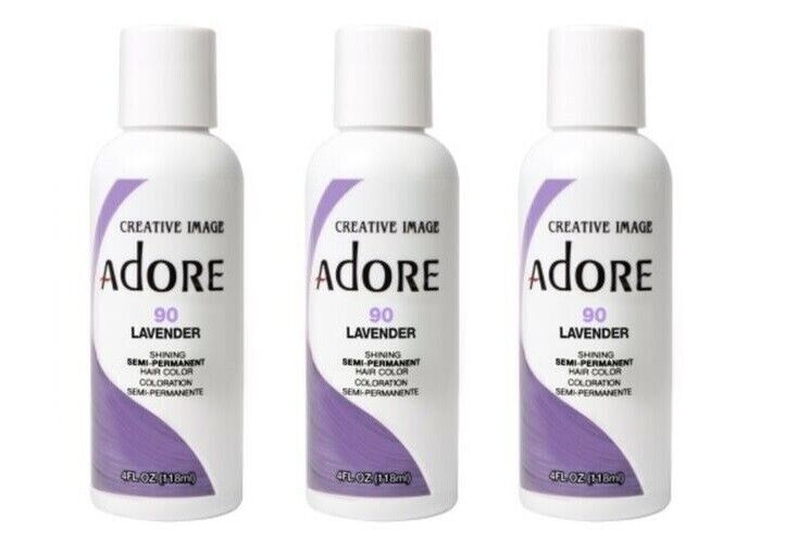 Semi-Permanent Lavender Hair Color - 4oz Pack of 3