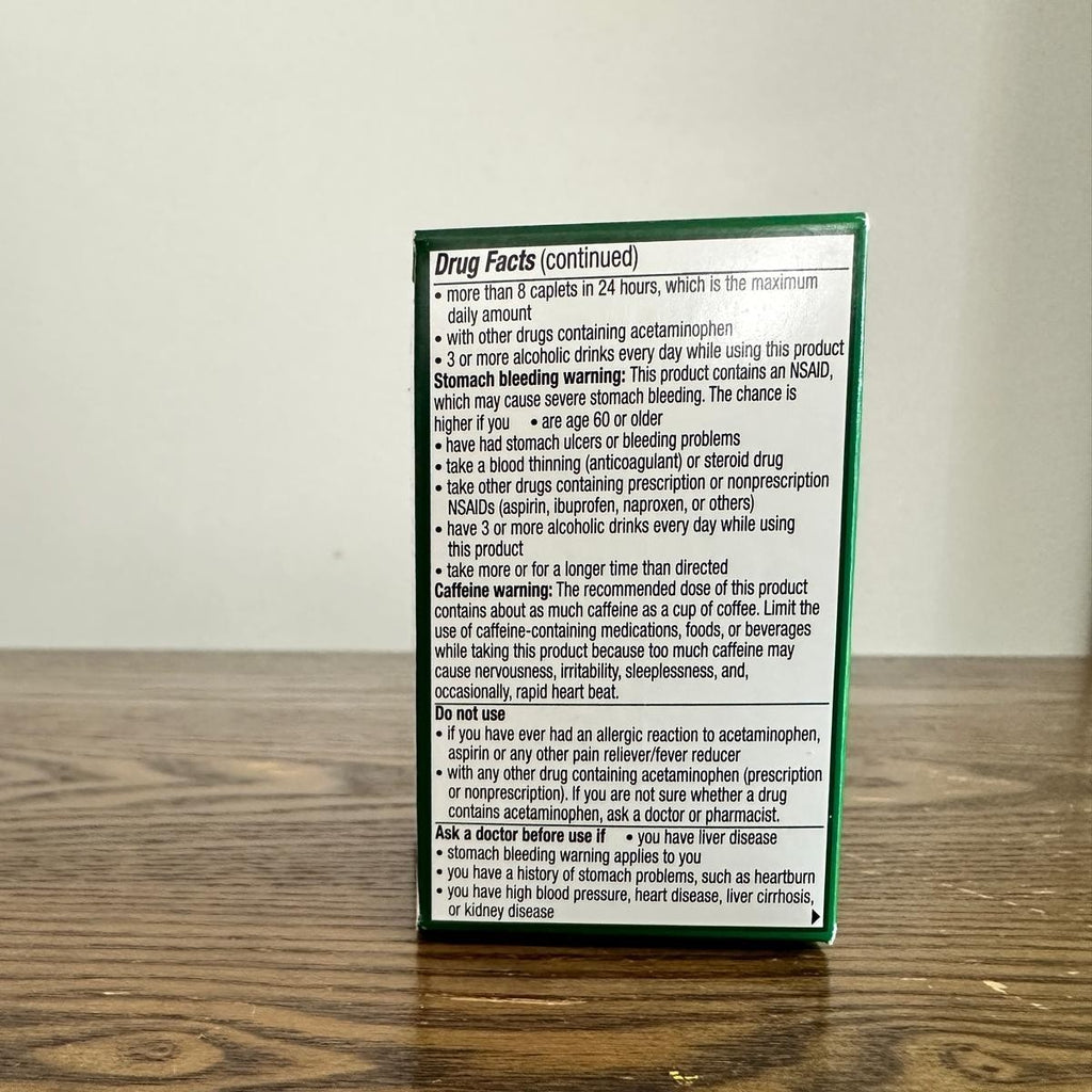 Pain Relief Caplets for Headache & Mild Aches - 24 Count
