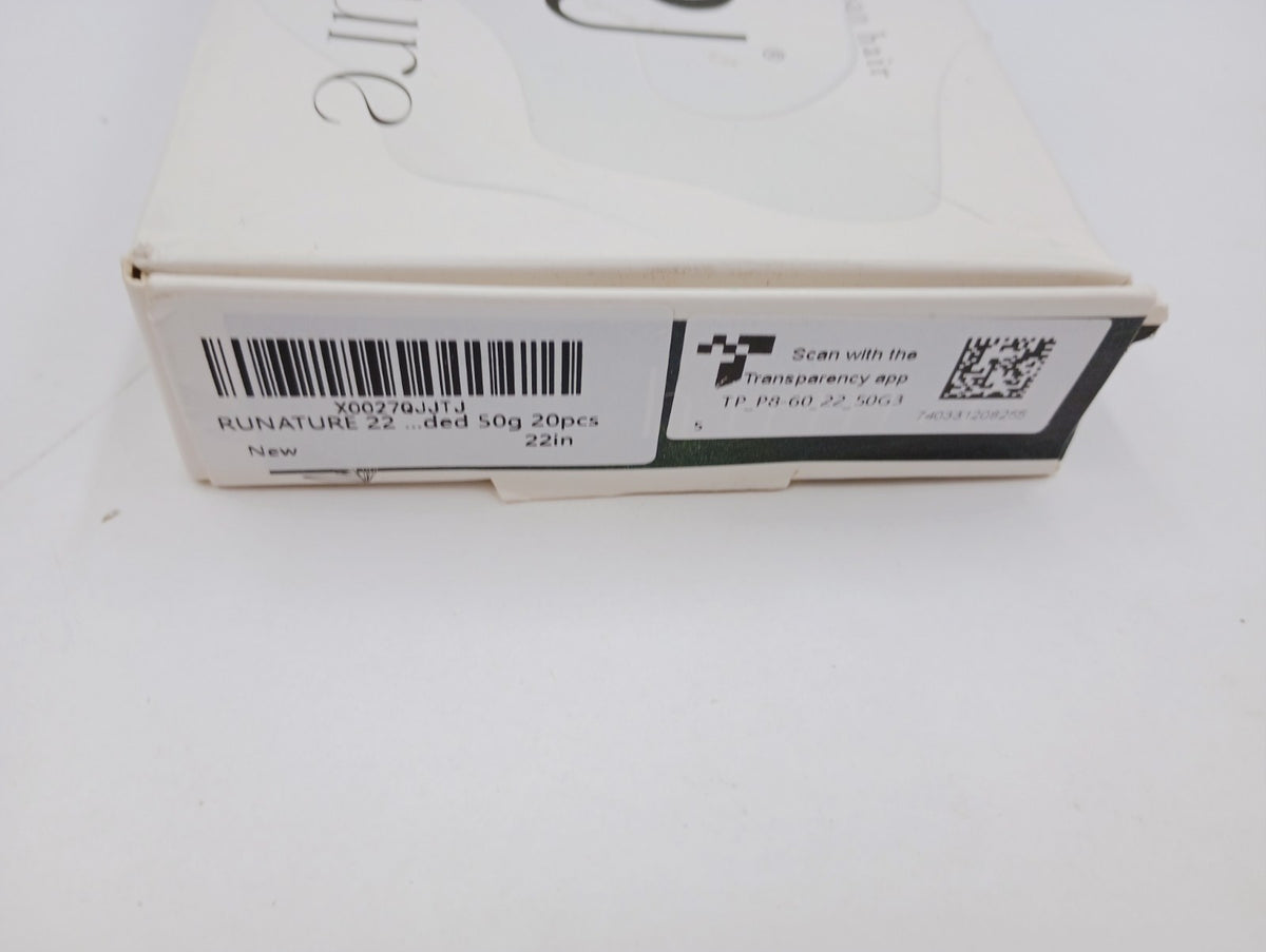 Human Hair Tape-In Extensions 22 Inches Ash Brown Highlight 20 Pack