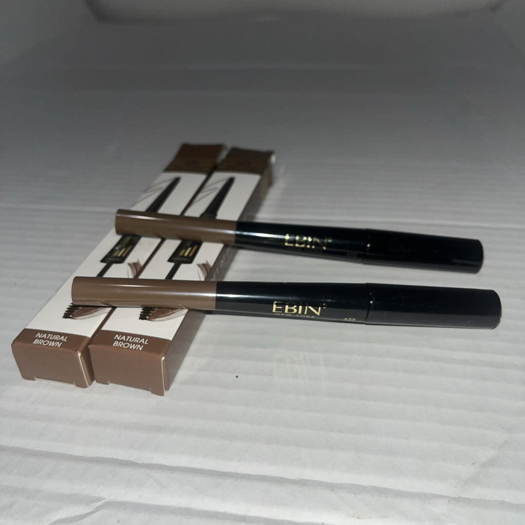 Eyebrow Pencil & Brow Mascara Duo Set - Natural Brown