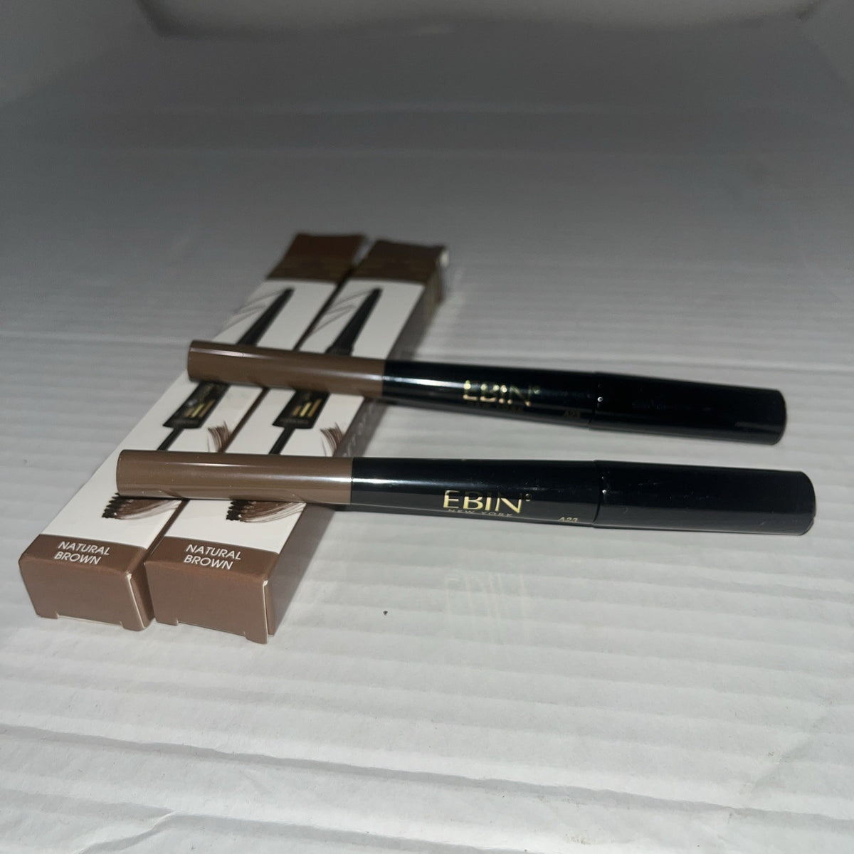 Eyebrow Pencil & Brow Mascara Duo Set - Natural Brown