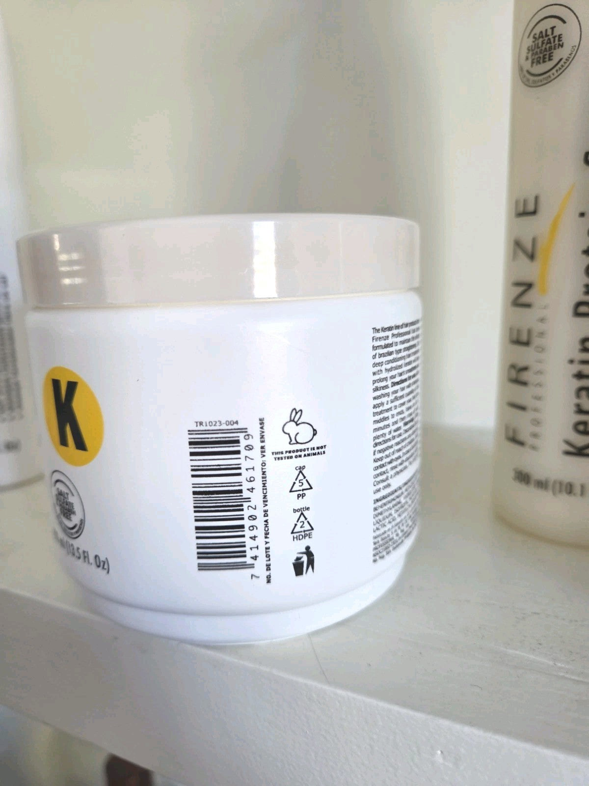 FIRENZE Keratin Hair Treatment Shampoo Conditioner Mask & Protein Spray Set