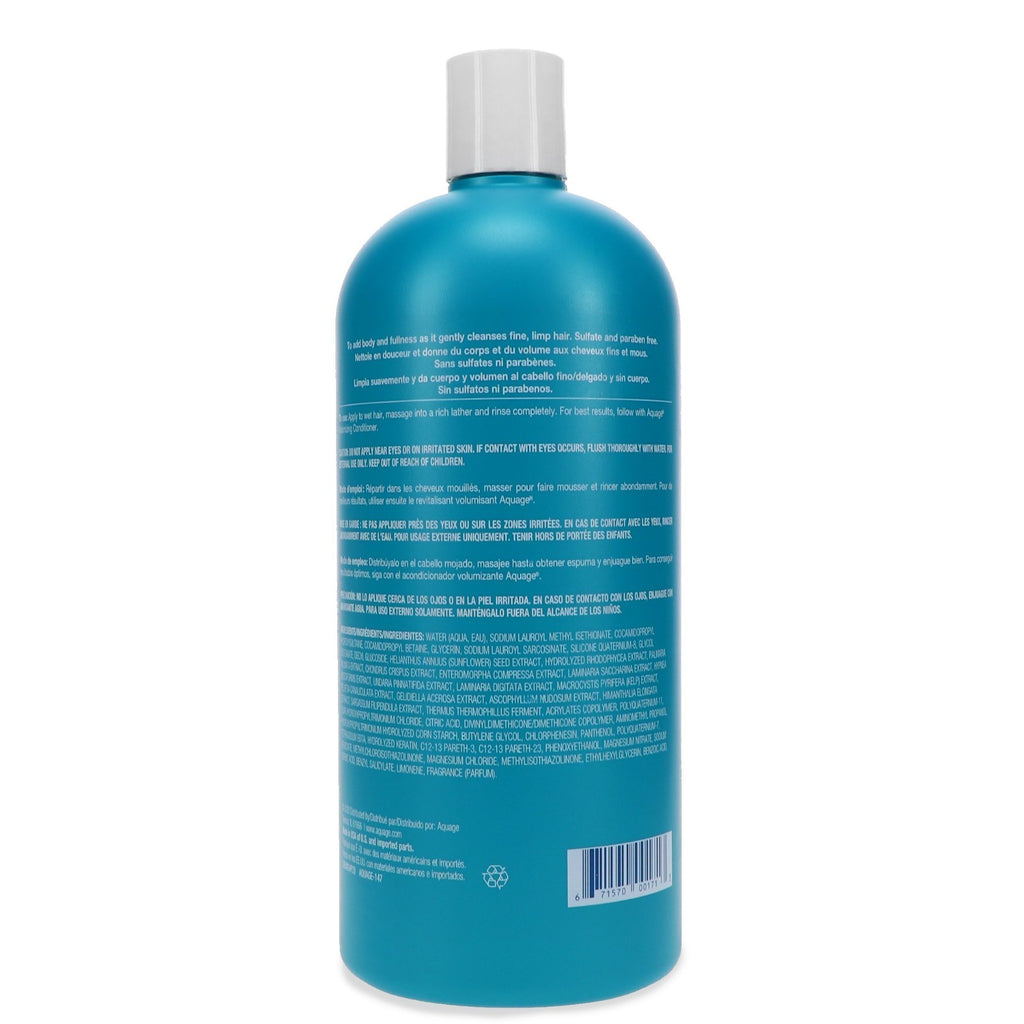 Volumizing Shampoo for Fine Hair 33.8 oz - Sulfate-Free, Color Safe