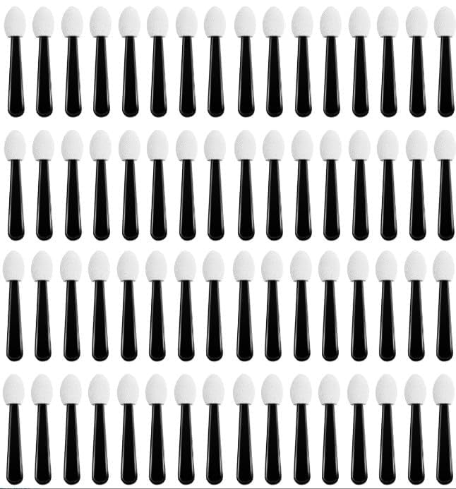 100 Pcs Small Eyeshadow Applicators Soft Sponge Tip Makeup Sticks