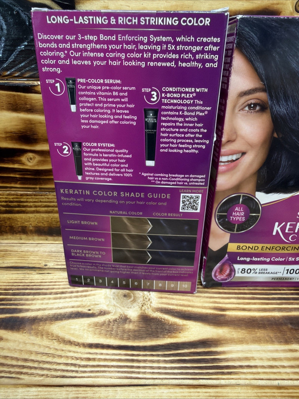 2 Pack Permanent Hair Color Cream - Deep Dark Blue 3.11