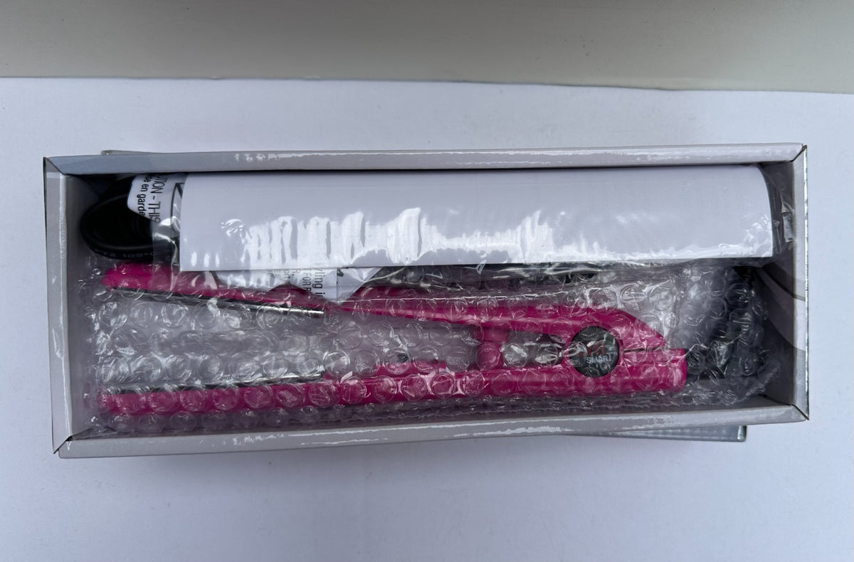 CHI Smart Titanium Ceramic Travel Iron Pink 3/4-Inch Plates CS1183