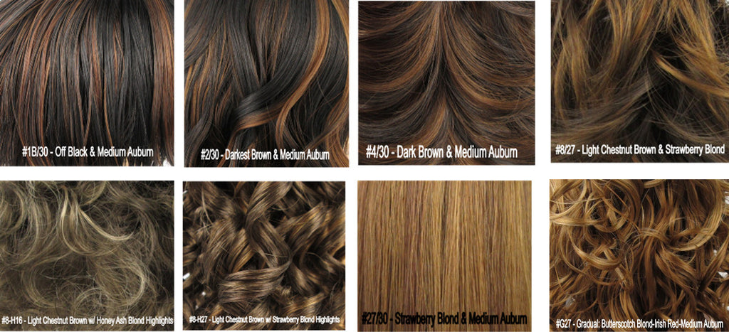 Women's Long Straight Hair Wig with Wispy Bangs - Center Parting
