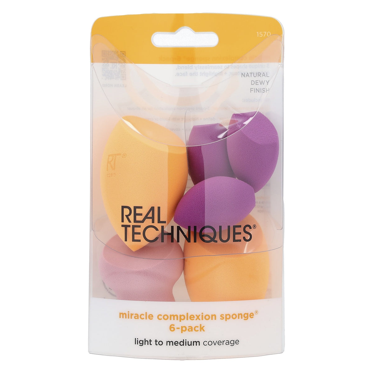 Makeup Sponge Set - Miracle Complexion Sponge 6 Pack by Real Techniques
