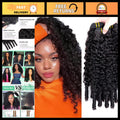 16-20 Inch Unprocessed Virgin Burmese Curly Hair Bundles - 12A Quality