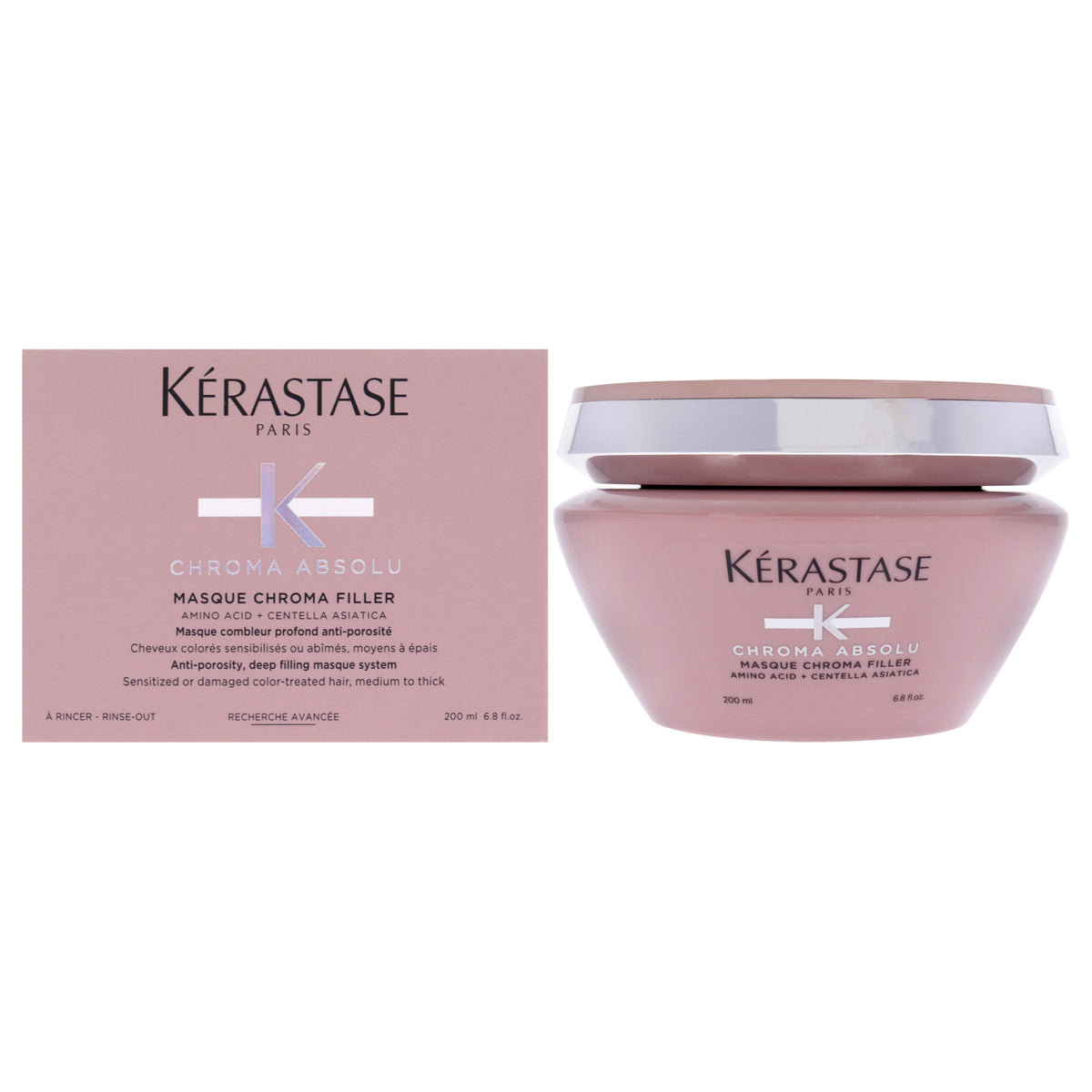 Kerastase Chroma Absolu Filler Hair Mask for Damaged Color-Treated Hair - 6.8 oz