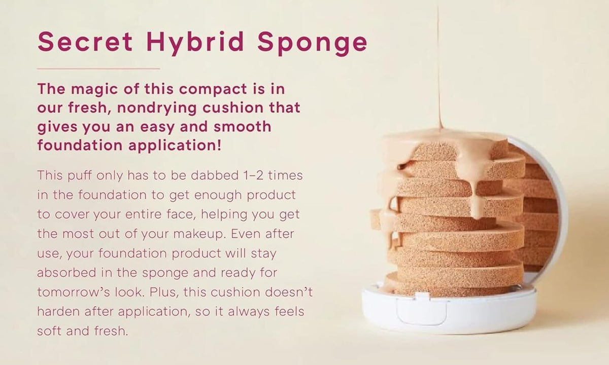 Missha Magic Cushion Foundation SPF50 with Flawless Coverage & Dewy Finish