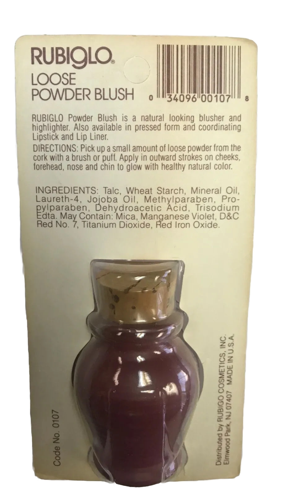 Sun Powder Blush - Plum Tone 0.10 oz Sealed Makeup