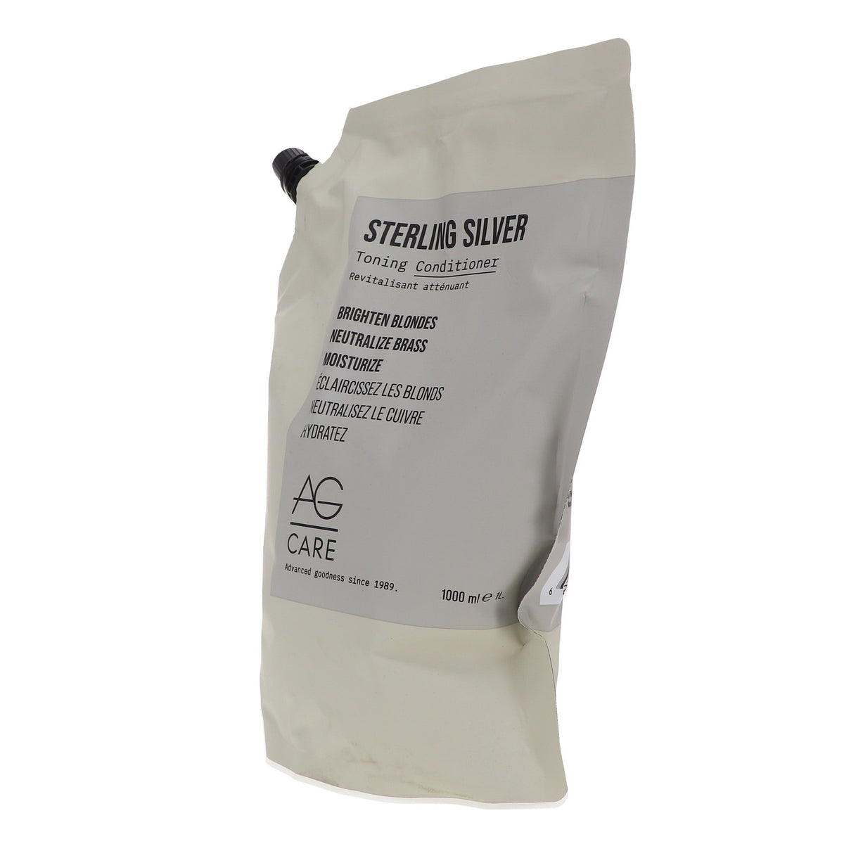 AG Care Sterling Silver Toning Conditioner 33 oz Neutralizes Brassiness for Vibrant Hair