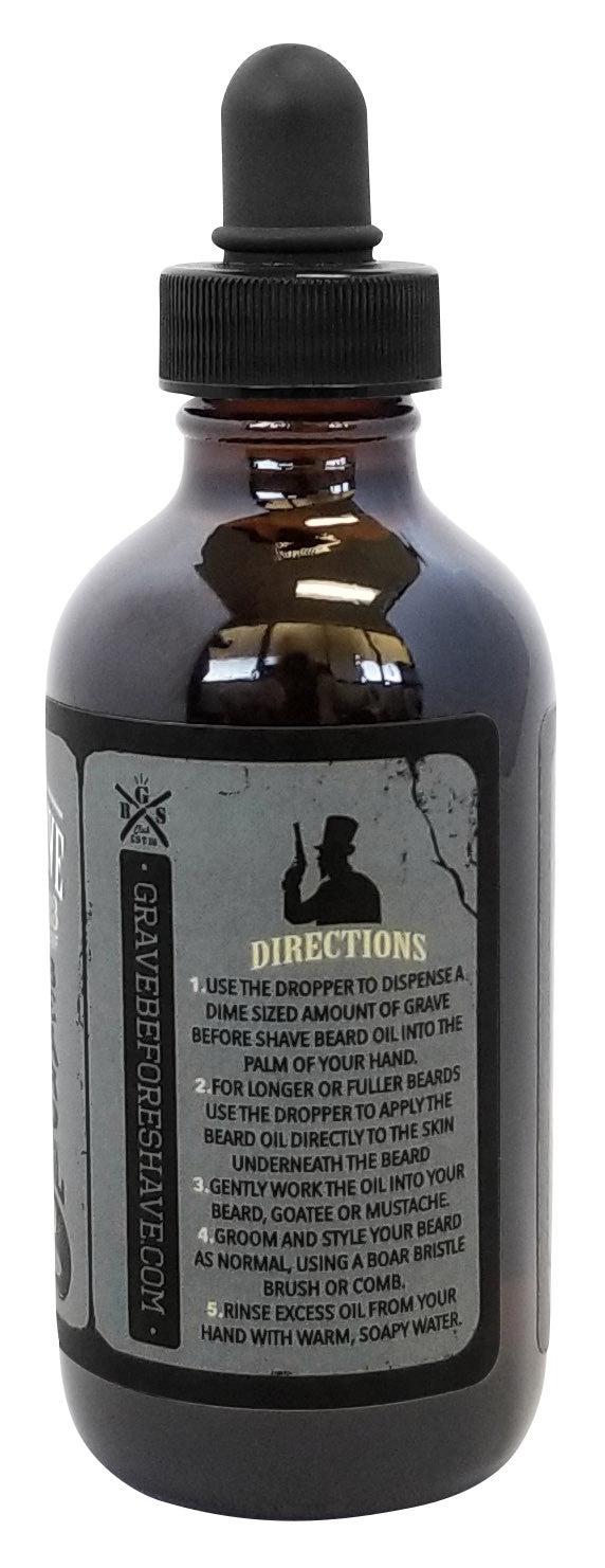Beard Oil with Bourbon & Sandalwood Scent - Gentlemen's 4 Oz. Conditioning Oil