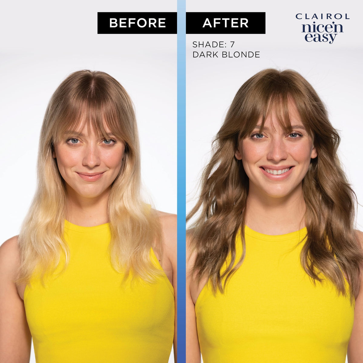 Hair Color Kit - Permanent Medium Golden Blonde with Highlights & Treatment