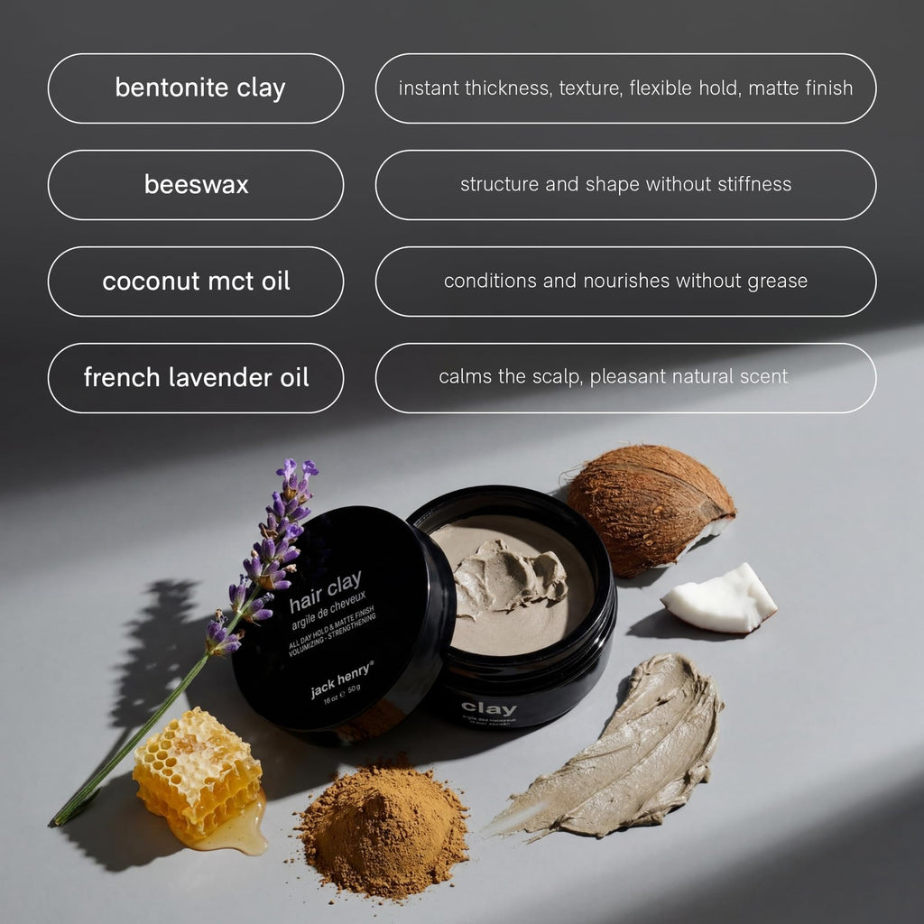 Men's Hair Clay with Flexi Matte Finish - All-Day Hold, Natural Look