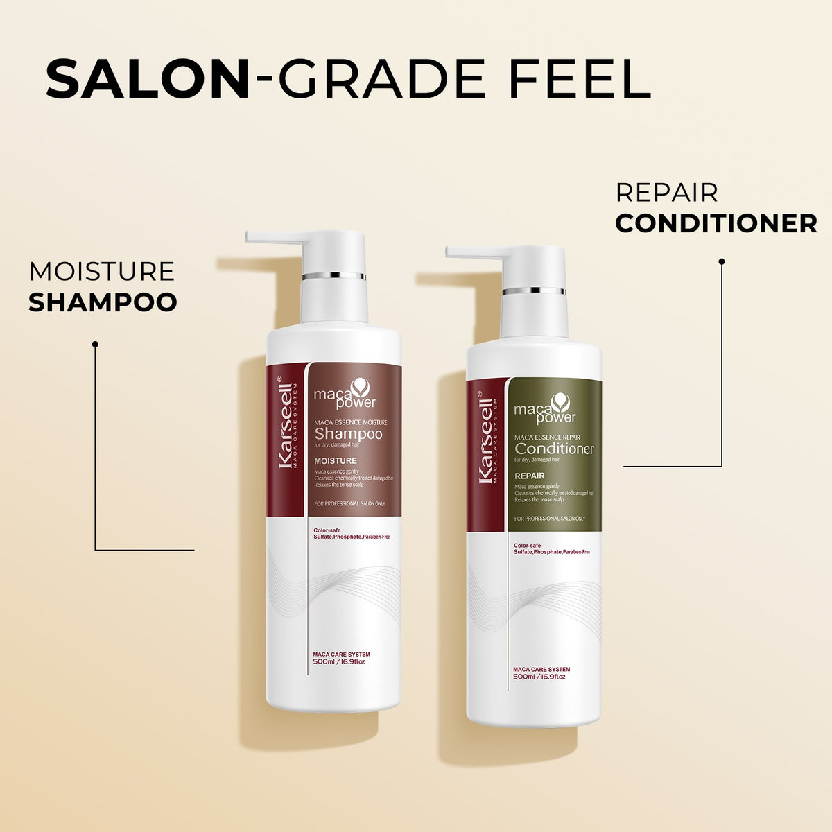Karseell Argan Oil Hair Care Set - Shampoo, Conditioner, Hair Mask & Hair Oil